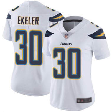 Los Angeles Chargers NFL Football Austin Ekeler White Jersey Women Limited #30 Road Vapor Untouchable->youth nfl jersey->Youth Jersey